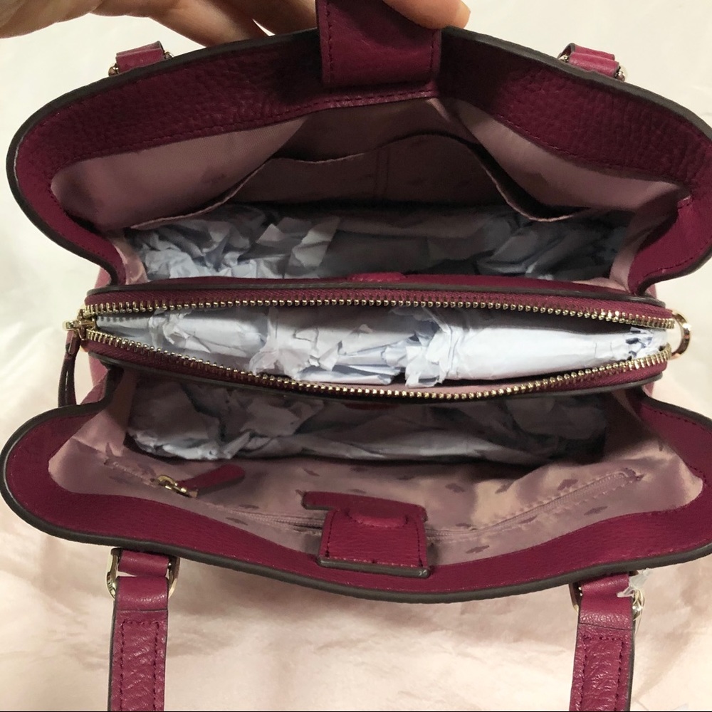 KATE SPADE Med Triple Compt Jackson Satchel+Bifold - Picture 5 of 8